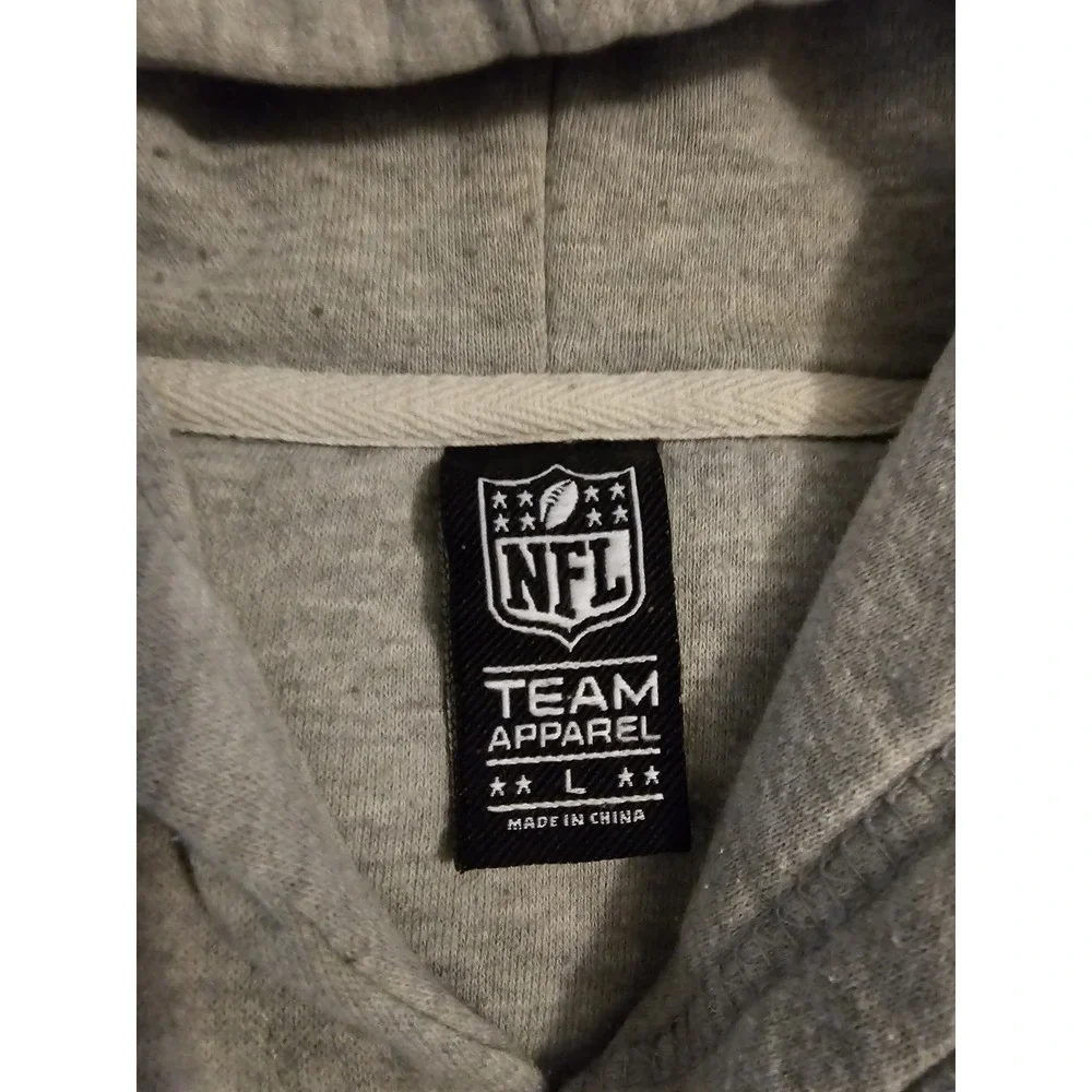 Seattle Seahawks Hoodie Youth Large NFL Team Apparel Gray‎ Pullover Sweatshirt